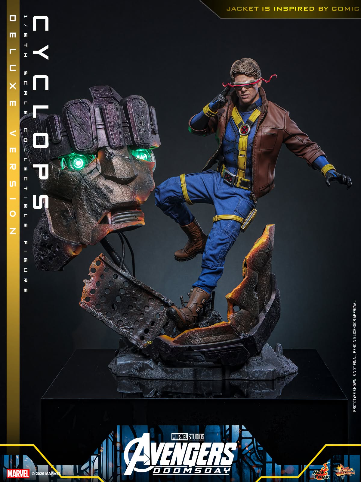 HOTTOYS HT 1/6 MMS908 MMS909 复联5 镭射眼 X战警 2款