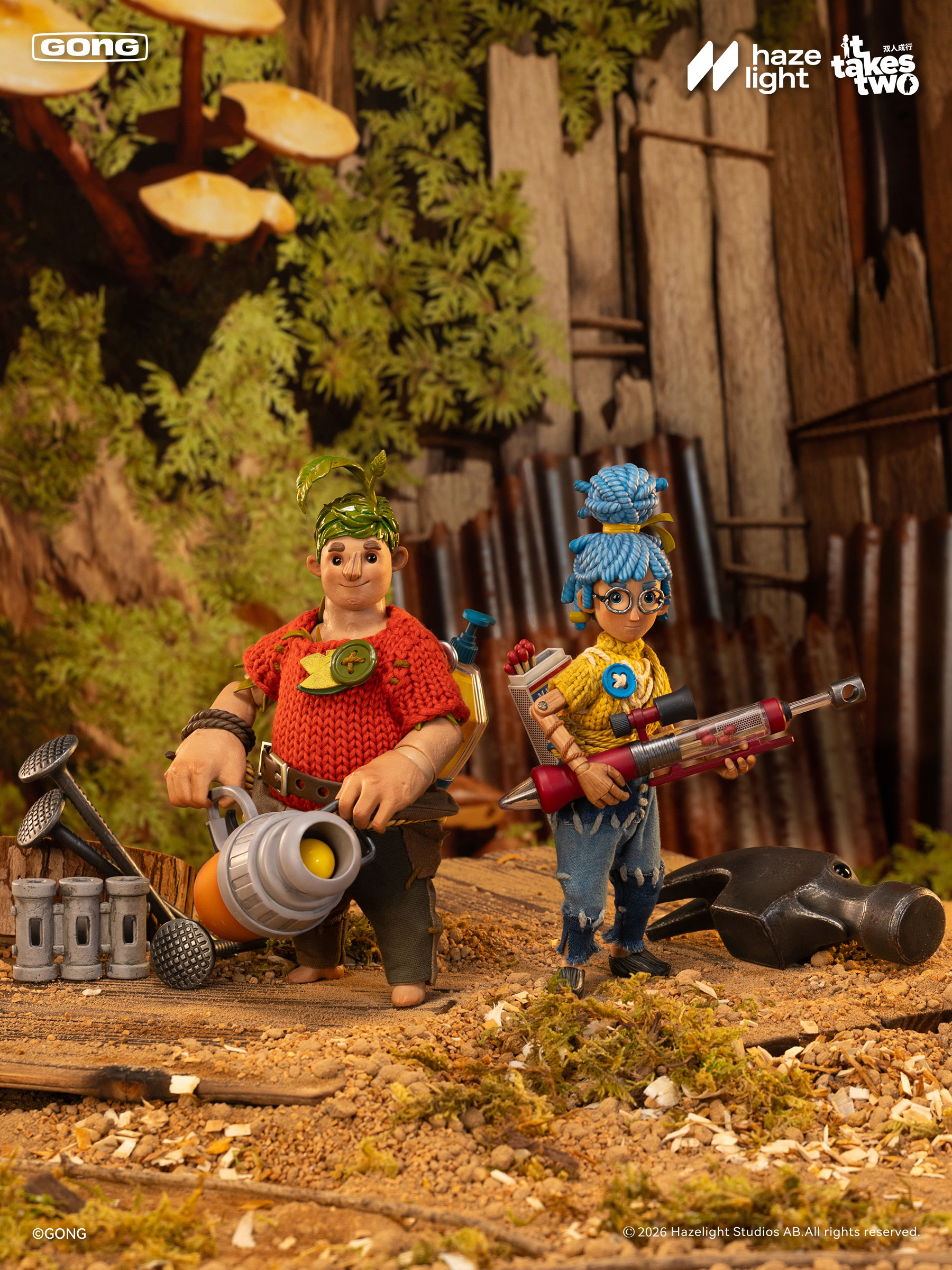 POPMART 泡泡玛特 共鸣GONG 双人成行 科迪 梅 冬季 4款