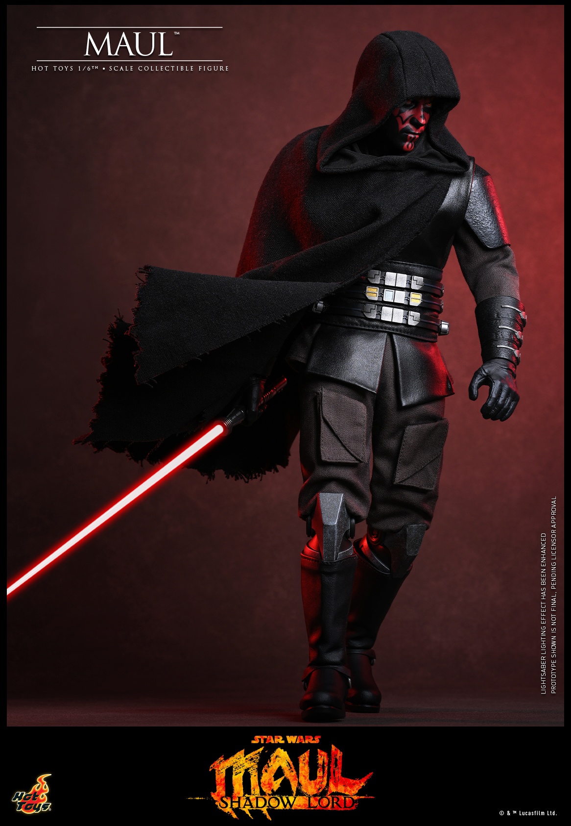 HOTTOYS HT 1/6 TMS187 星球大战 达斯摩尔 暗影之王