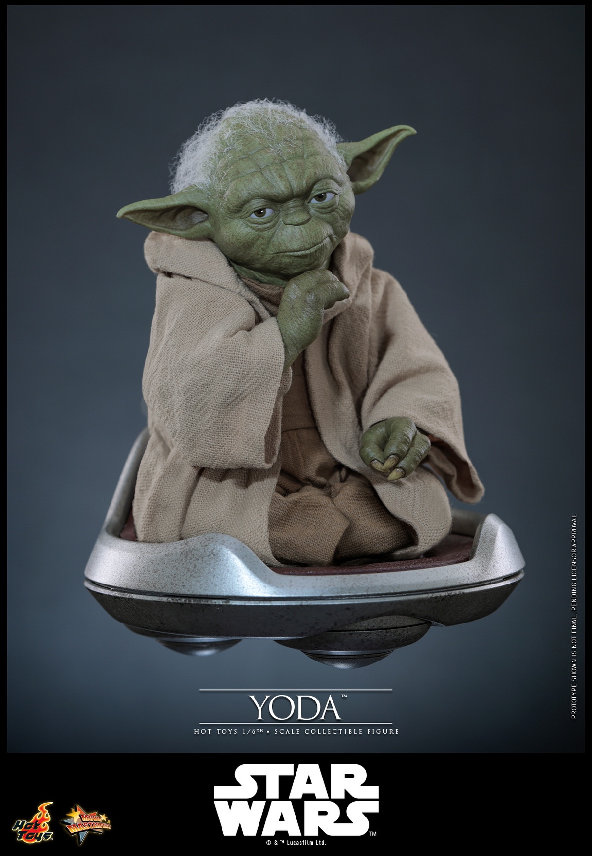 HOTTOYS HT 1/6 MMS878 星球大战 尤达大师 双头雕