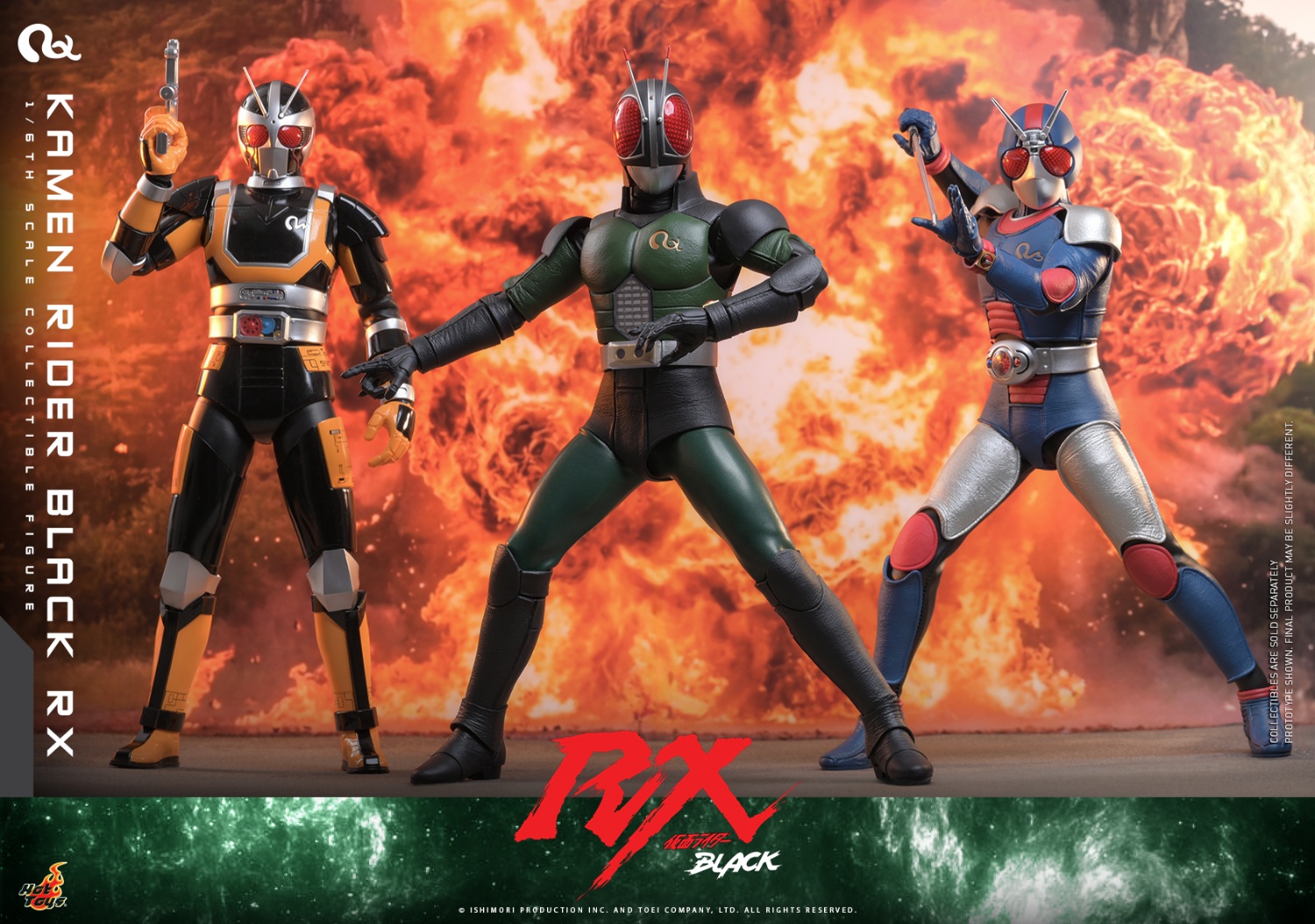 HOTTOYS HT 1/6 TMS179 假面骑士 Black RX 系列 共4款